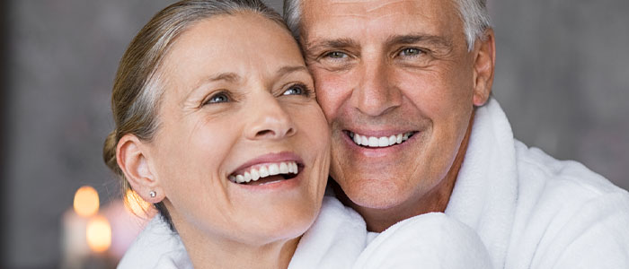 two seniors with nice smiles